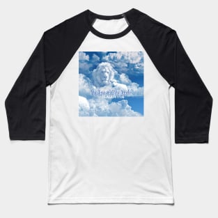 The Lion and The Lamb isaiah 11.6 Bible Verse Mandela Clouds A-102021 Baseball T-Shirt